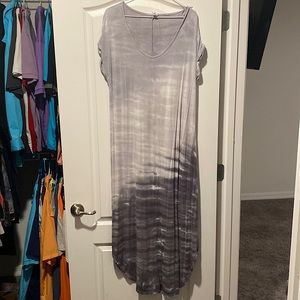 Tye dye maxi dress